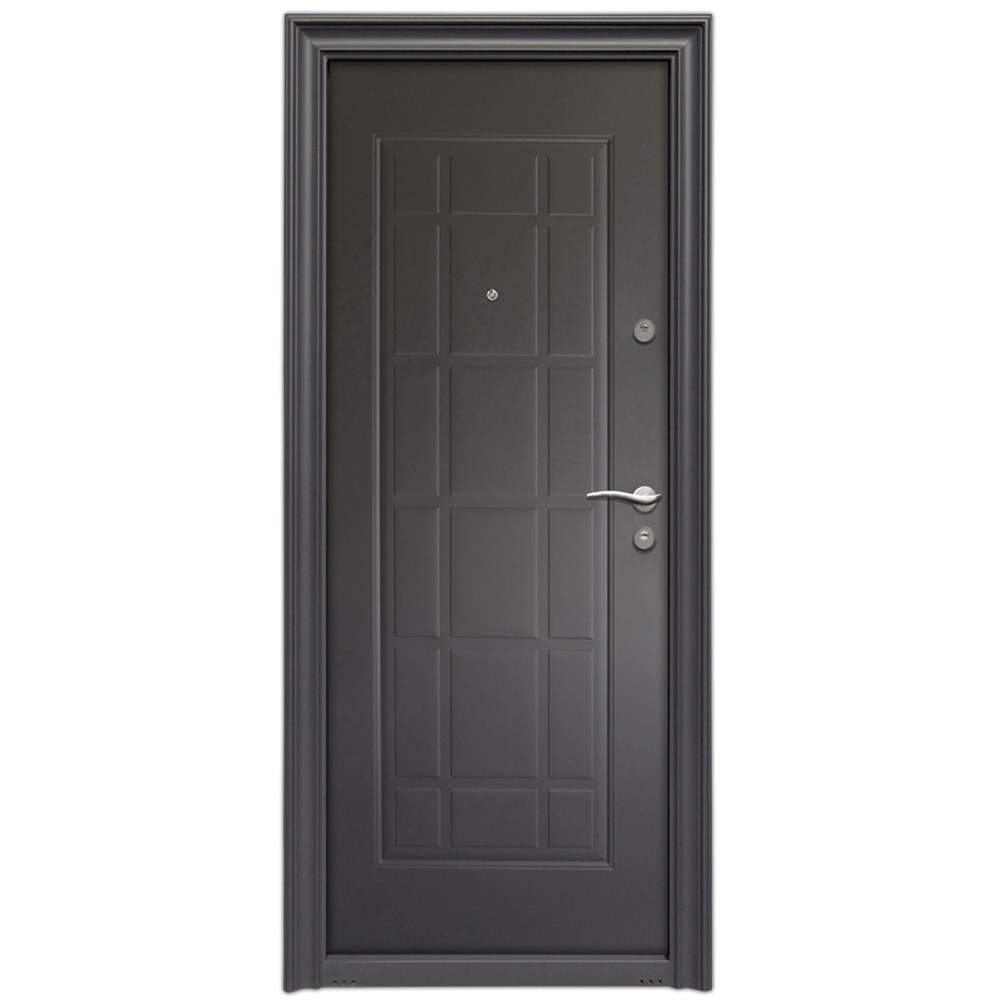 Usa metalica pentru exterior Tracia Napoca, deschidere stanga, maro, 2050x880 mm Usa metalica pentru exterior Tracia Napoca, deschidere stanga, maro, 2050x880 mm