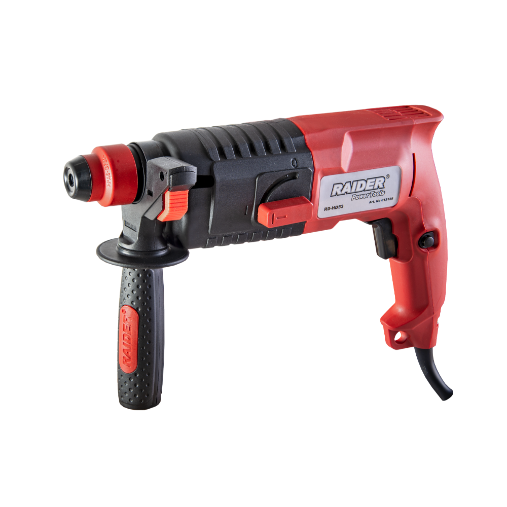 Ciocan rotopercutor Raider RD-HD53, 620W, 2 functii, SDS-plus Ciocan rotopercutor Raider RD-HD53, 620W, 2 functii, SDS-plus