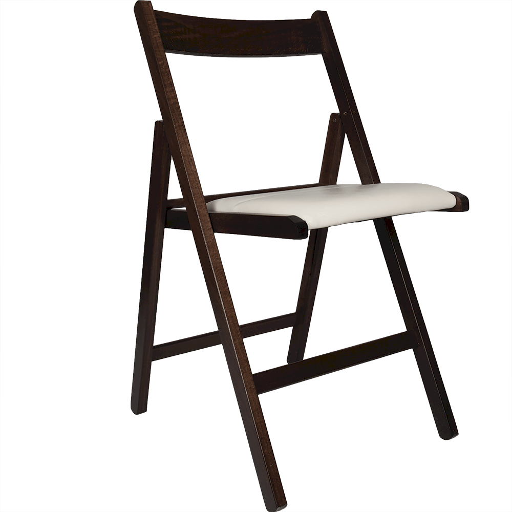 Scaun pliabil lemn Basic, wenge-alb, sezut piele ecologica, 79 x 42 cm Scaun pliabil lemn Basic, wenge-alb, sezut piele ecologica, 79 x 42 cm
