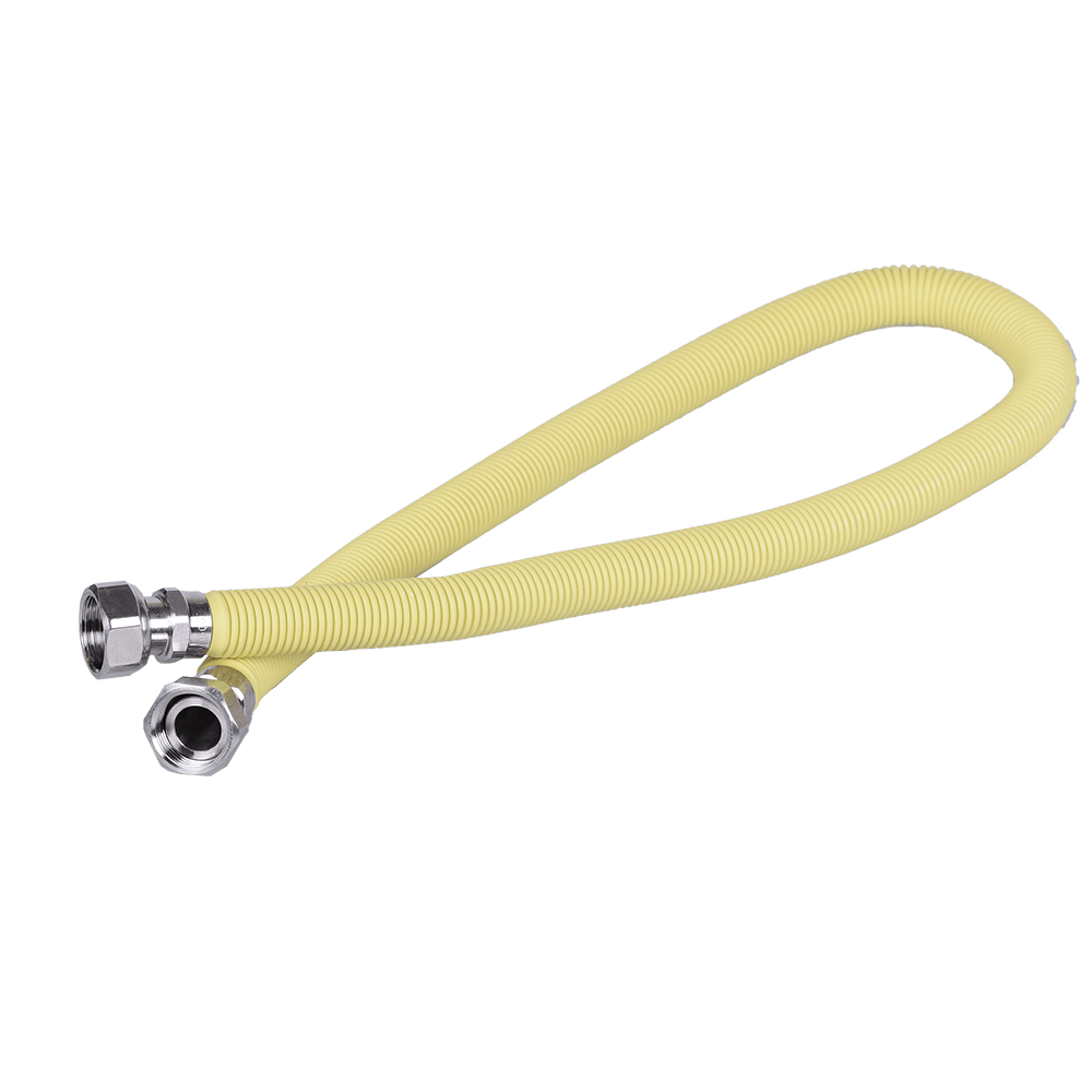 Racord de gaz Italflexigas, FF, inox, galben, flexibil, extensibil, 1/2 inch, 100 – 200 cm Racord de gaz Italflexigas, FF, inox, galben, flexibil, extensibil, 1/2 inch, 100 – 200 cm