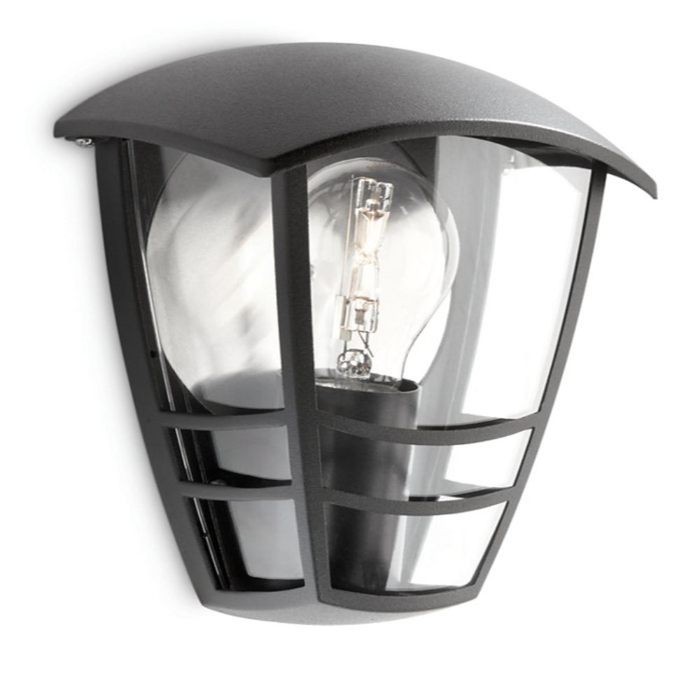 Aplica exterior Philips Creek negru, 1 x 60W, 19.5 cm Aplica exterior Philips Creek negru, 1 x 60W, 19.5 cm