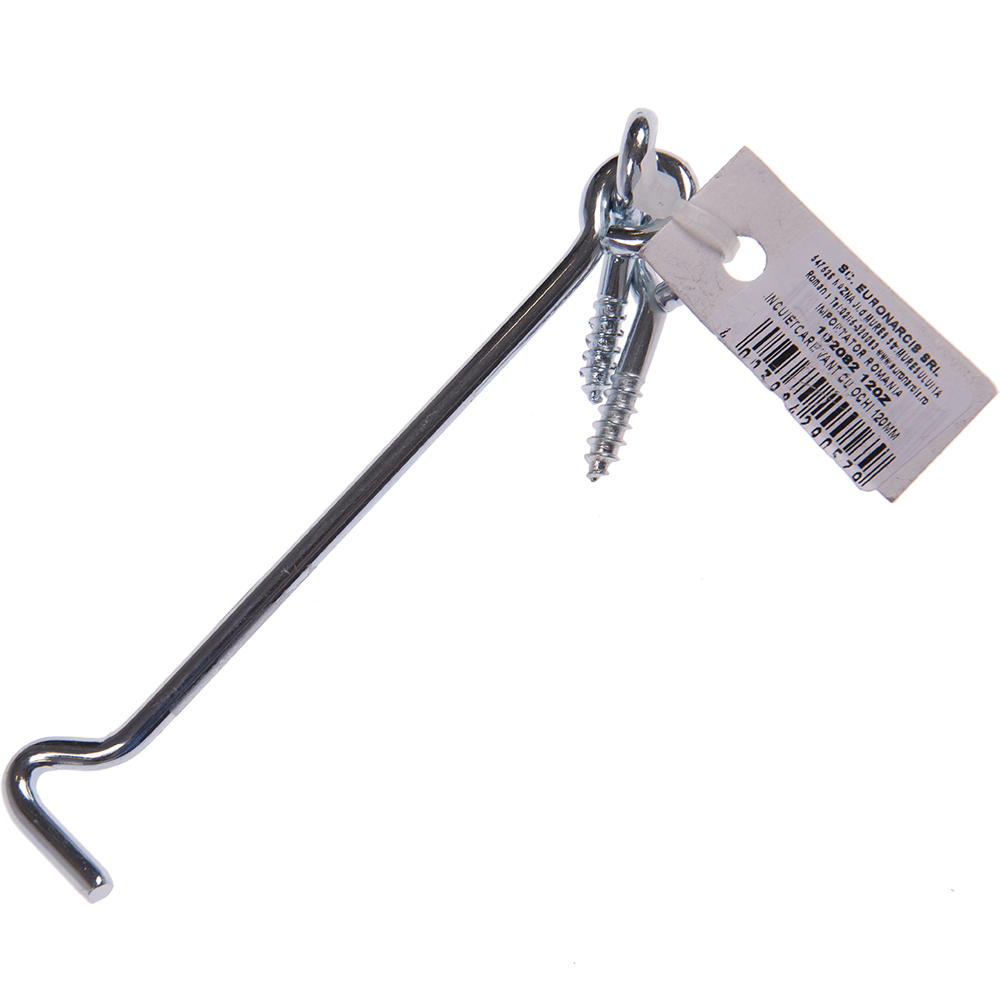 Incuietoare vant cu ochi, 120 mm, prindere in placa cu ochi Incuietoare vant cu ochi, 120 mm, prindere in placa cu ochi