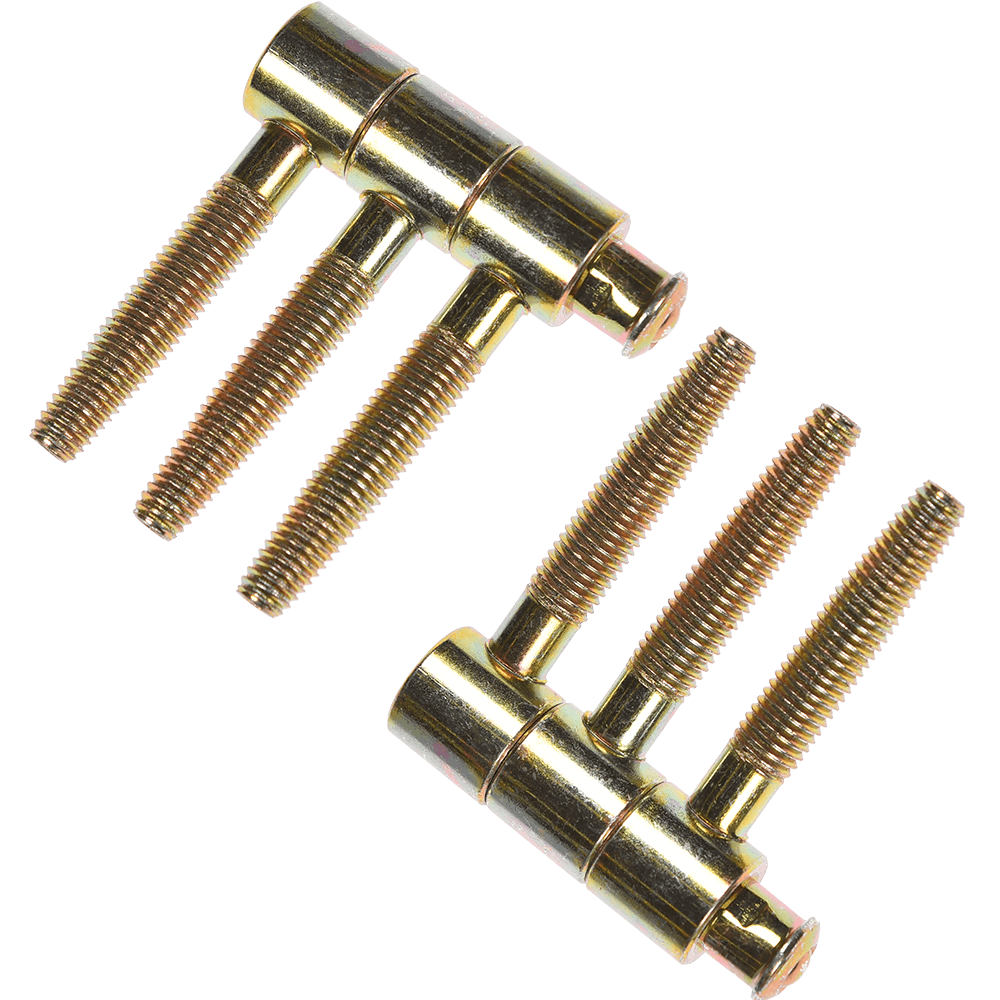 Balama cilindrica cu trei tije, D 16 mm, H 46 mm, finisaj zincat galben, 2 buc Balama cilindrica cu trei tije, D 16 mm, H 46 mm, finisaj zincat galben, 2 buc