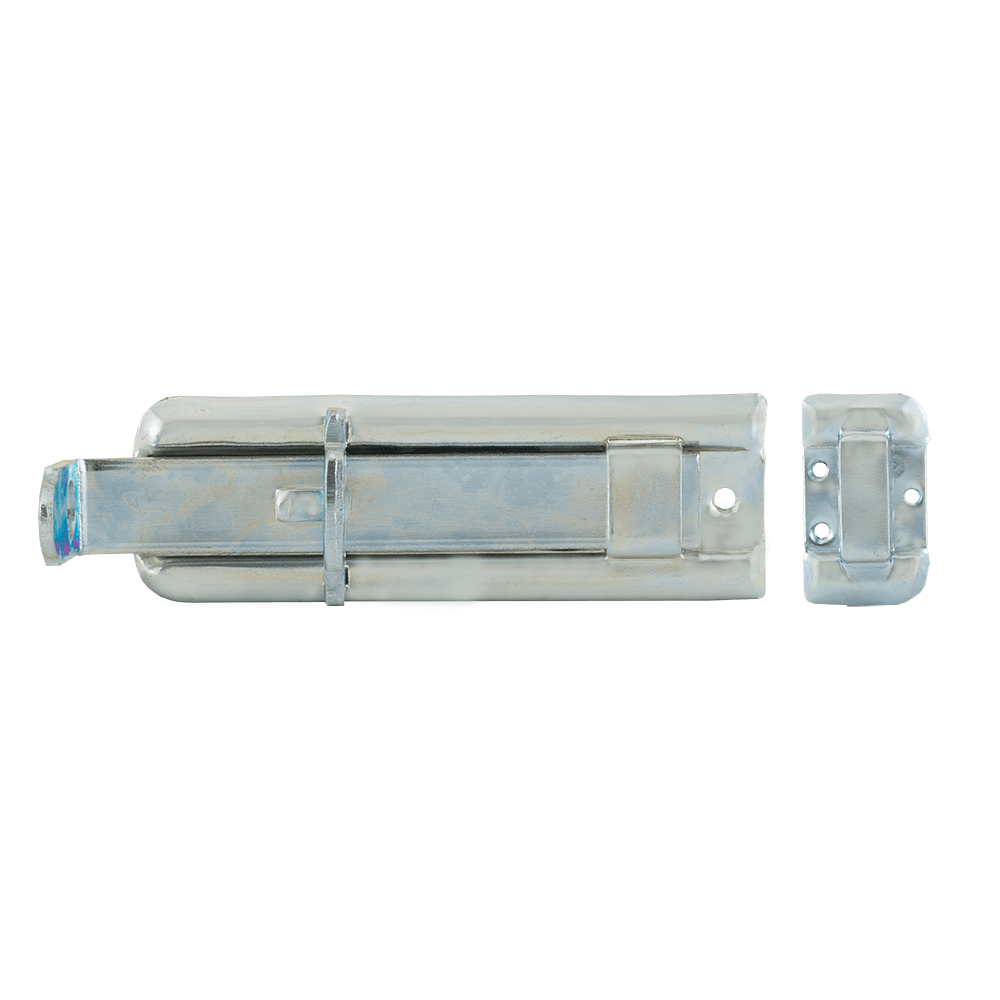 Zavor aplicat pentru usi, prindere cu lacat, otel zincat, L: 125 mm Zavor aplicat pentru usi, prindere cu lacat, otel zincat, L: 125 mm