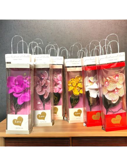 Best seller, mixt culori, Aranjament engross floral martisor orhidee silicon Best seller, mixt culori, Aranjament engross floral martisor orhidee silicon