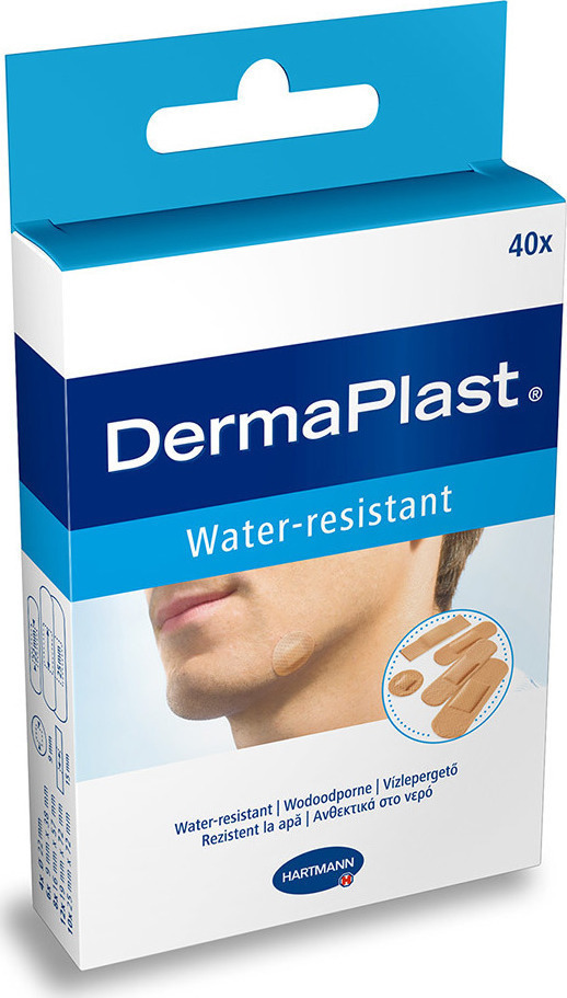 HARTMANN DERMAPLAST WATER RESISTANT PLASTURI 40BUC