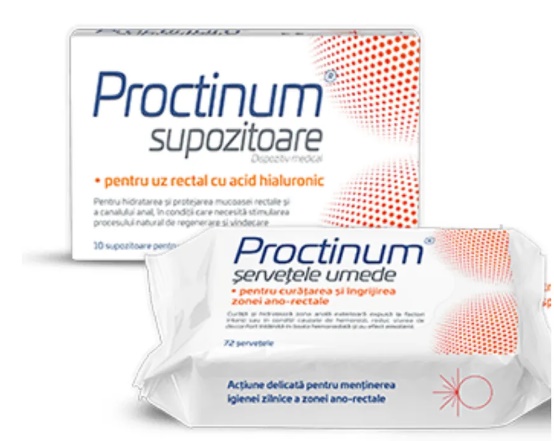 ZDROVIT PROCTINUM SUPOZITOARE 10BUC + SERVETELE UMEDE 72BUC CADOU