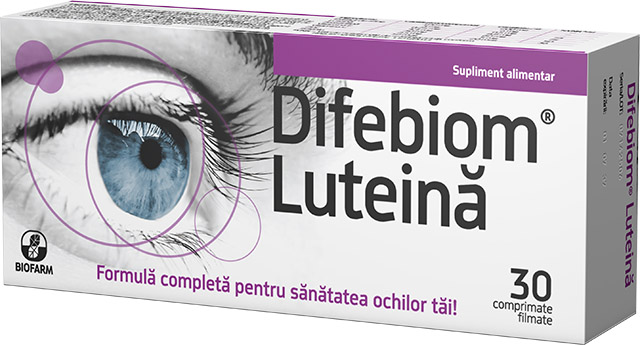 DIFEBIOM LUTEINA 30 COMPRIMATE FILMATE