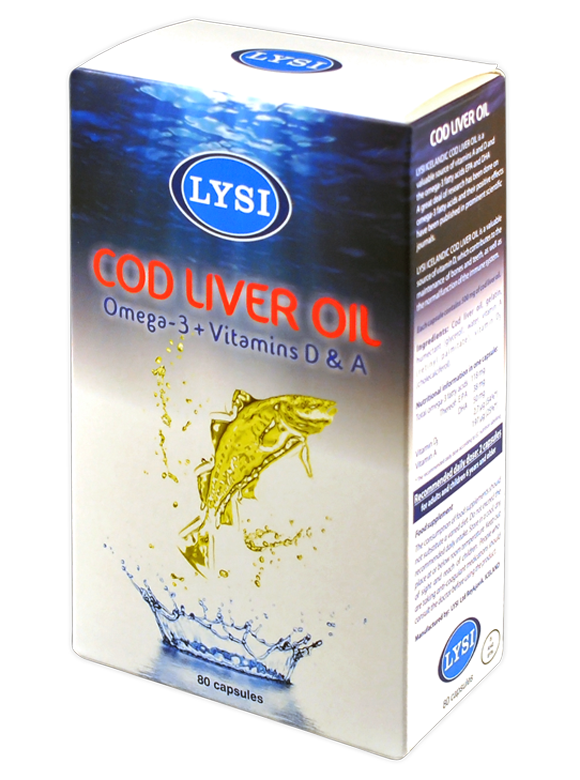 LYSI ULEI DIN FICAT COD 80 CAPSULE