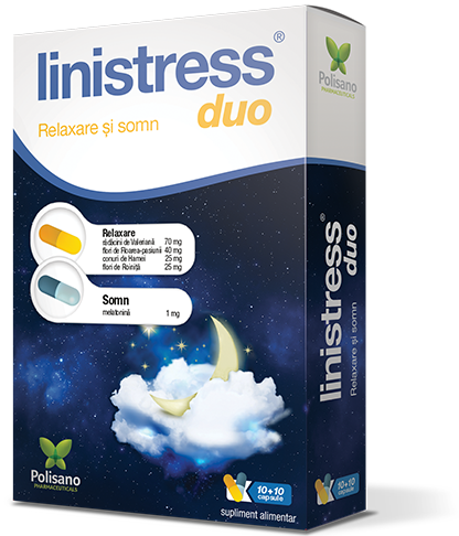 POLISANO LINISTRESS DUO 10 CAPSULE RELAXARE + 10 CAPSULE SOMN