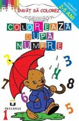 Coloreaza dupa numere 2-5 ani