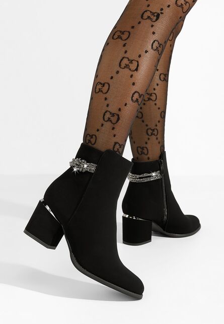 Botine elegante Seren negre