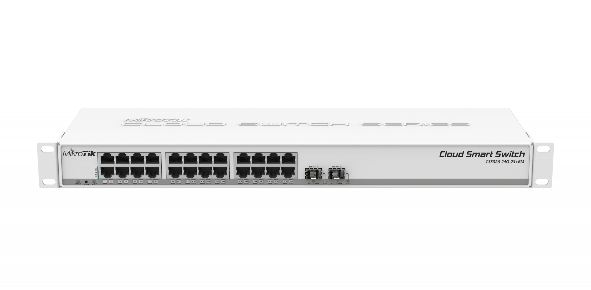 mikrotik Mikrotik CSS326-24G-2S+RM switch-uri Gestionate Gigabit Ethernet (10/100/1000) Power over Ethernet (PoE) Suport 1U Alb (CSS326-24G-2S+RM)