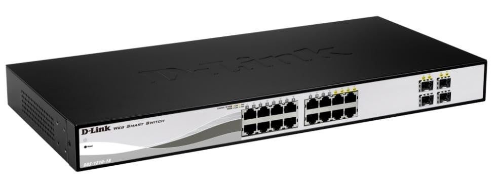 D-Link DGS-1210-16/E 16-PORT GIGABIT SMART SWITCH LAYER2 MANAGED (DGS-1210-16/E)