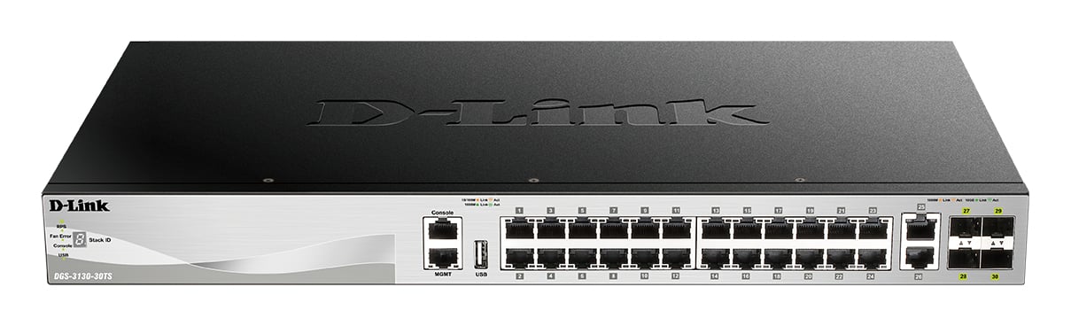 D-Link DGS-3130-30TS/E switch-uri Gestionate L3 Gigabit Ethernet (10/100/1000) Gri (DGS-3130-30TS/E)