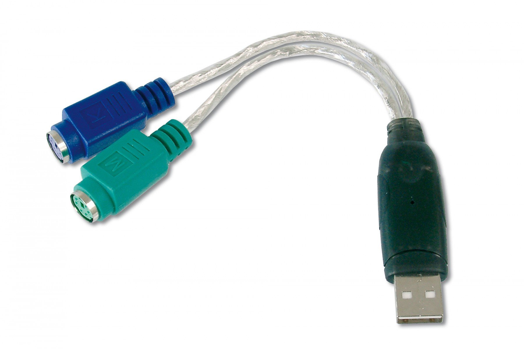 DIGITUS Digitus USB to PS/2 Adaptor plăci/adaptoare de interfață (DA-70118) DIGITUS Digitus USB to PS/2 Adaptor plăci/adaptoare de interfață (DA-70118)