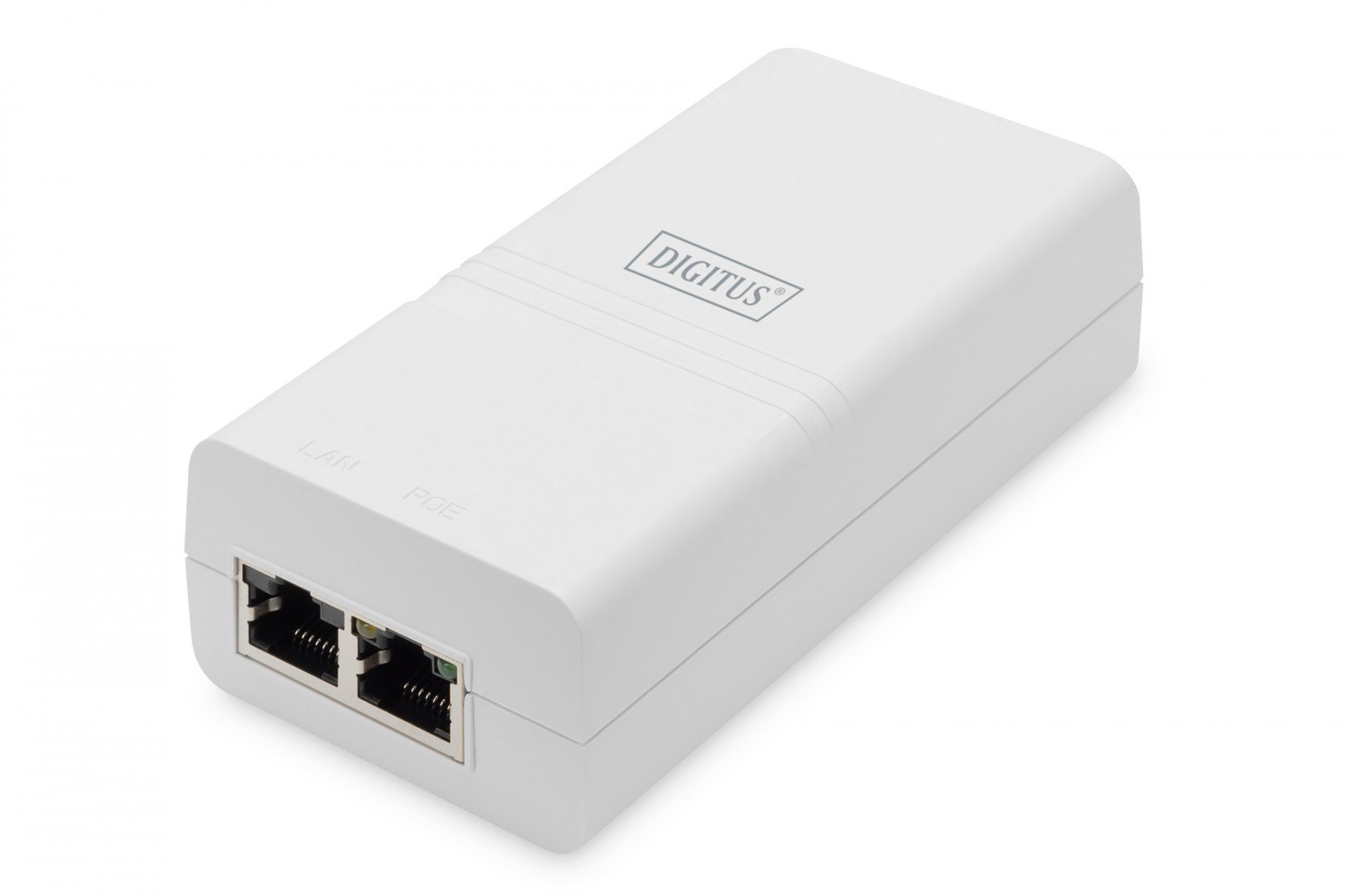DIGITUS Gigabit Ethernet PoE Injektor, 802.3af, white 802.3af, 15,4 W small housing, white (DN-95131) DIGITUS Gigabit Ethernet PoE Injektor, 802.3af, white 802.3af, 15,4 W small housing, white (DN-95131)