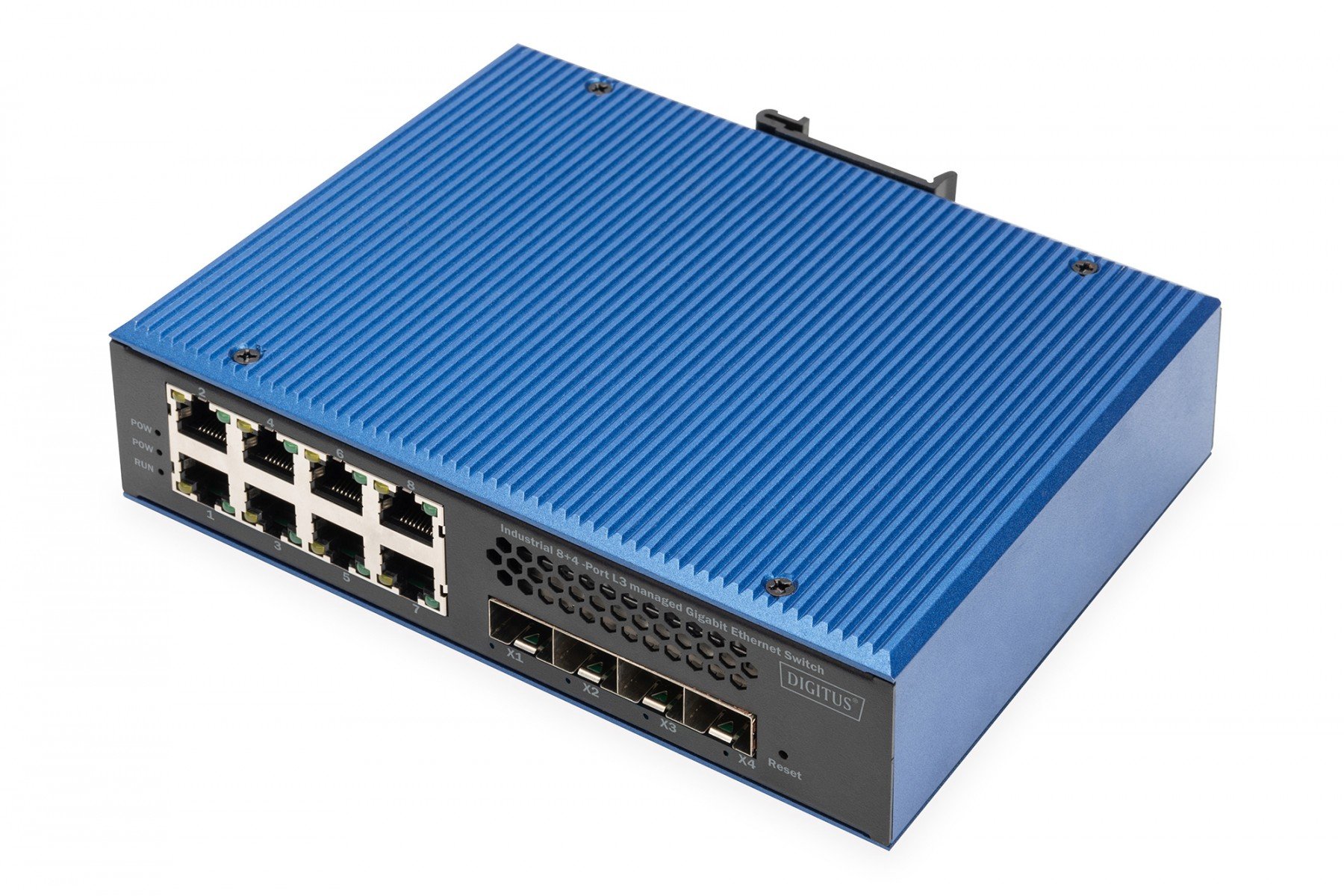 DIGITUS Ind. 8+4SFP+PortL3 managed Gigabit Ethernet Switch 8 x GE RJ45 + 4 SFP+ Port (DN-651160) DIGITUS Ind. 8+4SFP+PortL3 managed Gigabit Ethernet Switch 8 x GE RJ45 + 4 SFP+ Port (DN-651160)