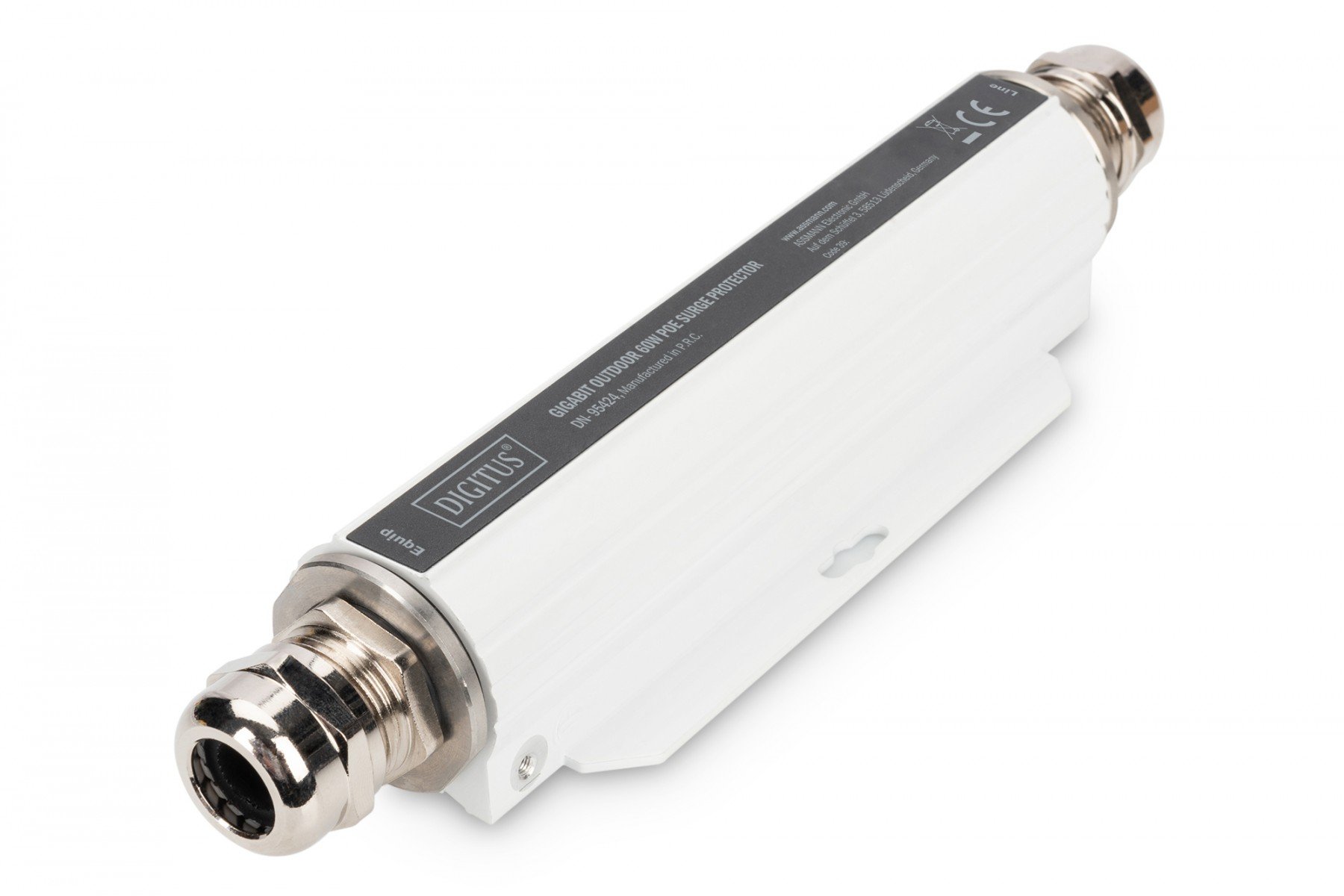 DIGITUS Outdoor POE Surge Protector (100W) 10/100/1000 Mbits -40 to 65C, IP67, 10KV, 20KA (DN-95425) DIGITUS Outdoor POE Surge Protector (100W) 10/100/1000 Mbits -40 to 65C, IP67, 10KV, 20KA (DN-95425)
