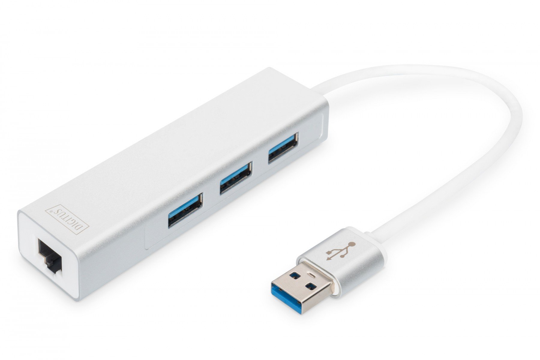 DIGITUS USB 3.0, 3-ports HUB & Gigabit LAN adapter 3xUSB A/F,1xUSB A/M,1xRJ45 LAN, Win/Mac OS (DA-70250-1) DIGITUS USB 3.0, 3-ports HUB & Gigabit LAN adapter 3xUSB A/F,1xUSB A/M,1xRJ45 LAN, Win/Mac OS (DA-70250-1)