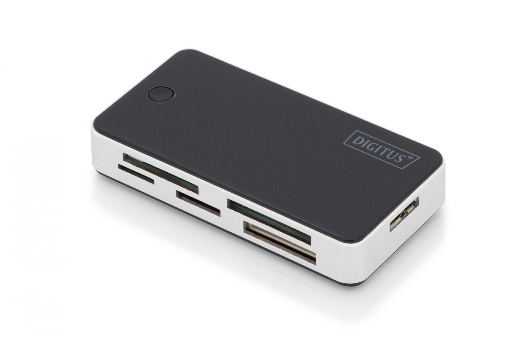DIGITUS USB 3.0 Card Reader with 1m USB A connection cable Support MS/SD/SDHC/MiniSD/M2/CF/MD/SDXC cards (DA-70330-1) DIGITUS USB 3.0 Card Reader with 1m USB A connection cable Support MS/SD/SDHC/MiniSD/M2/CF/MD/SDXC cards (DA-70330-1)