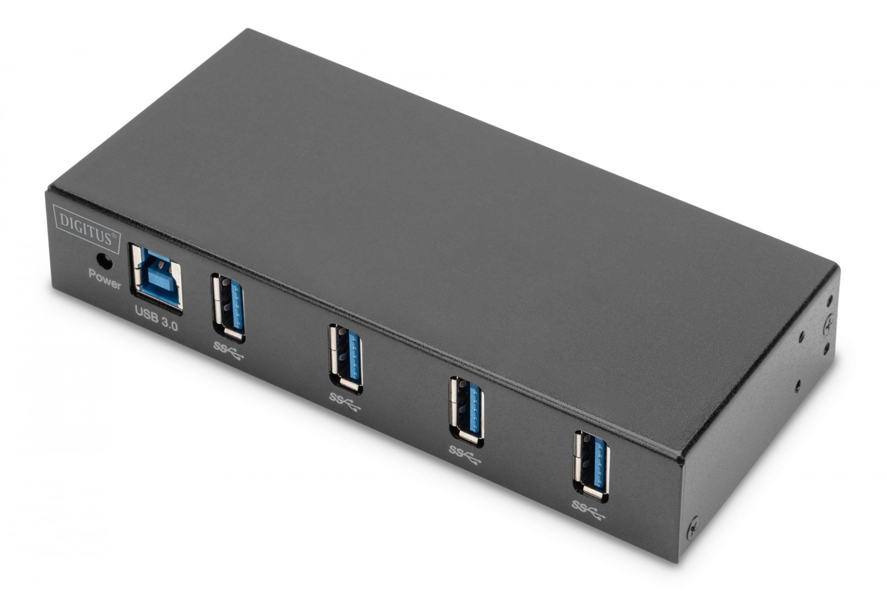 DIGITUS USB 3.0 HUB, 4 Port, Industrial, Metal 15-kV ESD, Table, Wall, DIN Rail mount (DA-70257) DIGITUS USB 3.0 HUB, 4 Port, Industrial, Metal 15-kV ESD, Table, Wall, DIN Rail mount (DA-70257)