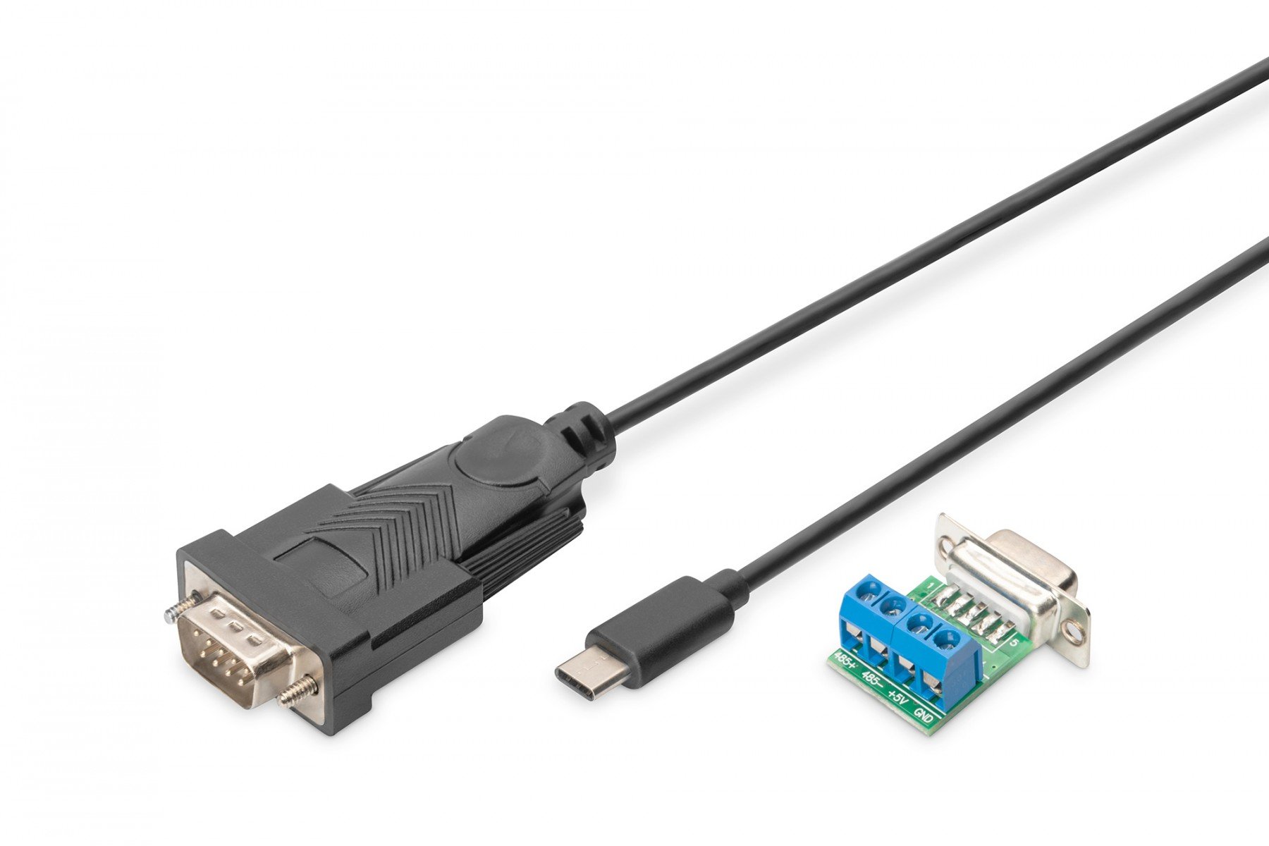 DIGITUS USB Typ-C to RS485 Converter cabel 1m cable length, FTDI chipset (DA-70168) DIGITUS USB Typ-C to RS485 Converter cabel 1m cable length, FTDI chipset (DA-70168)