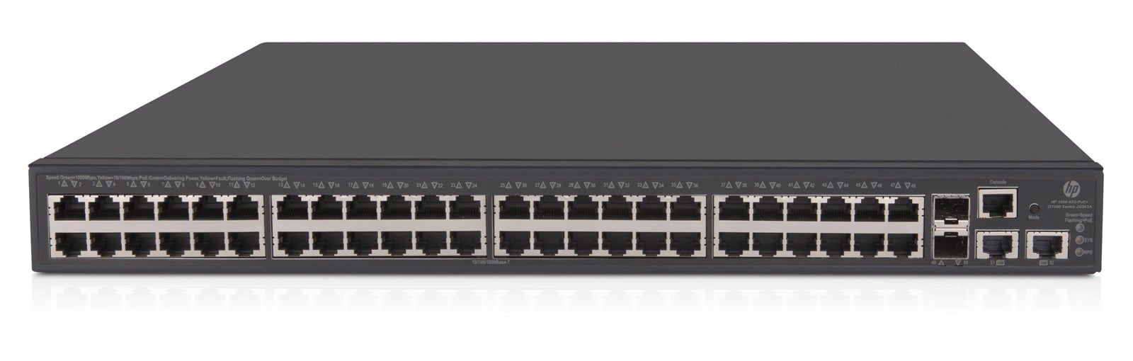 HPE 1950-48G-2SFP+-2XGT-PoE+ Switch (JG963A)