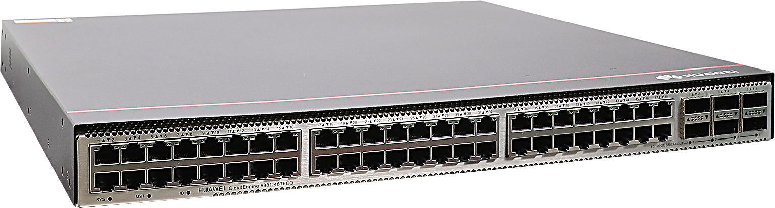 huawei Huawei Switch CE6881-48T6CQ-B switch(48*10GE RJ45,6*100GE QSFP28,2*AC power modules) - 02353GLC-004 (02353GLC-004)