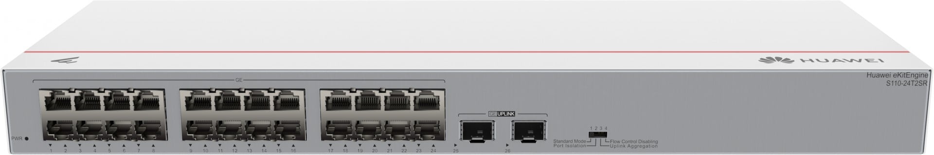 huawei Huawei Switch S110-24T2SR (24*GE ports, 2*GE SFP ports, AC power) (98012196)