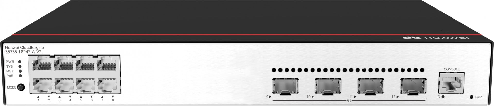 huawei Huawei Switch S5735-L8P4S-A-V2 (8*10/100/1000BASE-T ports, 4*GE SFP ports, PoE+, AC power) + Sofware (98011986 + 88037BNM) (S5735-L8P4S-A-V2) huawei Huawei Switch S5735-L8P4S-A-V2 (8*10/100/1000BASE-T ports, 4*GE SFP ports, PoE+, AC power) + Sofware (98011986 + 88037BNM) (S5735-L8P4S-A-V2)