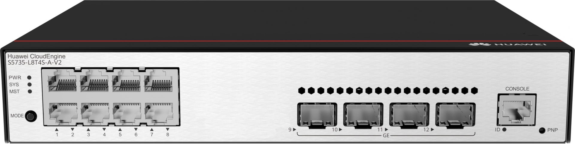 huawei Huawei Switch S5735-L8T4S-A-V2 (8*10/100/1000BASE-T ports, 4*GE SFP ports, AC power) + Software (98011977 + 88037BNM) (S5735-L8T4S-A-V2) huawei Huawei Switch S5735-L8T4S-A-V2 (8*10/100/1000BASE-T ports, 4*GE SFP ports, AC power) + Software (98011977 + 88037BNM) (S5735-L8T4S-A-V2)