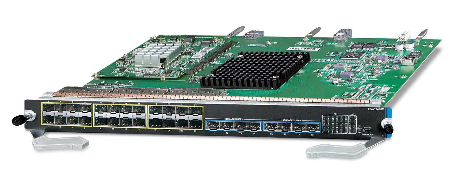 PLANET 24-Port 1000X SFP + 8-Port switch-uri de rețea (CS6-S24S8X)