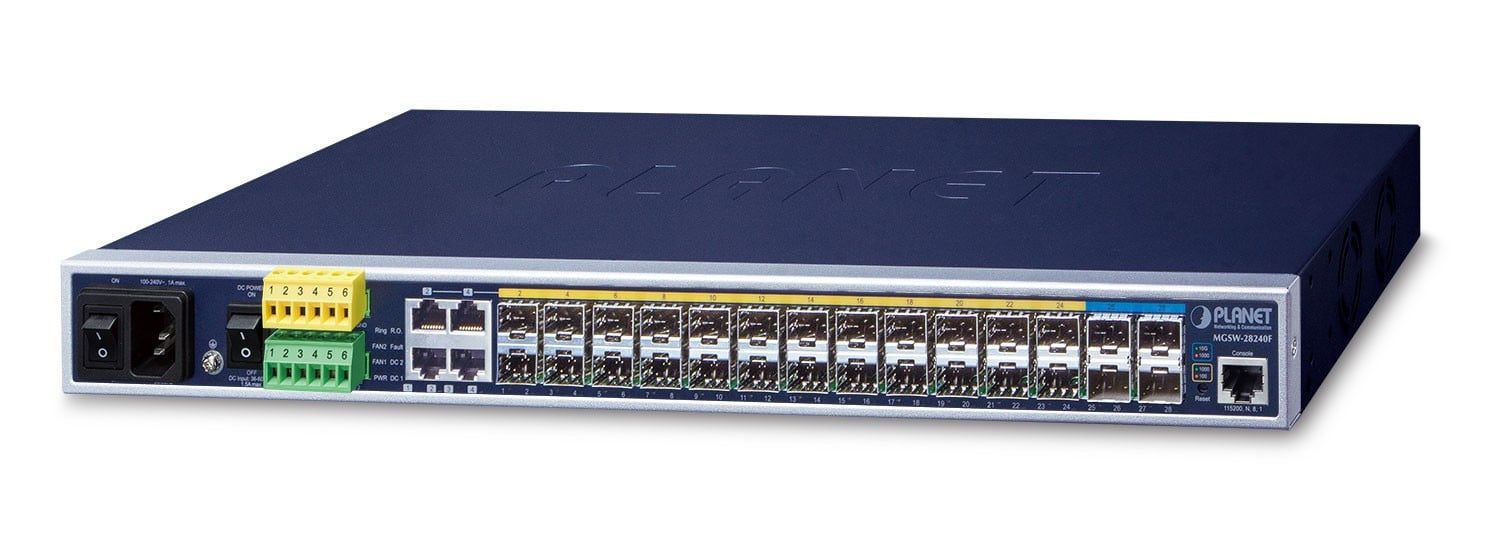 PLANET MGSW-28240F switch-uri Gestionate L3 Gigabit Ethernet (10/100/1000) 1U Albastru (MGSW-28240F)