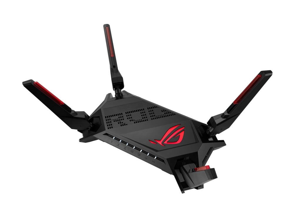 ASUS ROG Rapture GT-AX6000 router wireless Bandă dublă (2.4 GHz/ 5 GHz) Negru (GT-AX6000) ASUS ROG Rapture GT-AX6000 router wireless Bandă dublă (2.4 GHz/ 5 GHz) Negru (GT-AX6000)