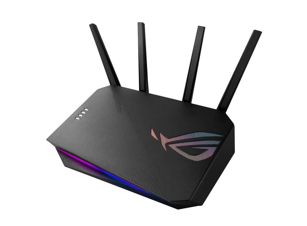 ASUS ROG STRIX GS-AX5400 router wireless Gigabit Ethernet Bandă dublă (2.4 GHz/ 5 GHz) 5G Negru (90IG06L0-MO3R10) ASUS ROG STRIX GS-AX5400 router wireless Gigabit Ethernet Bandă dublă (2.4 GHz/ 5 GHz) 5G Negru (90IG06L0-MO3R10)