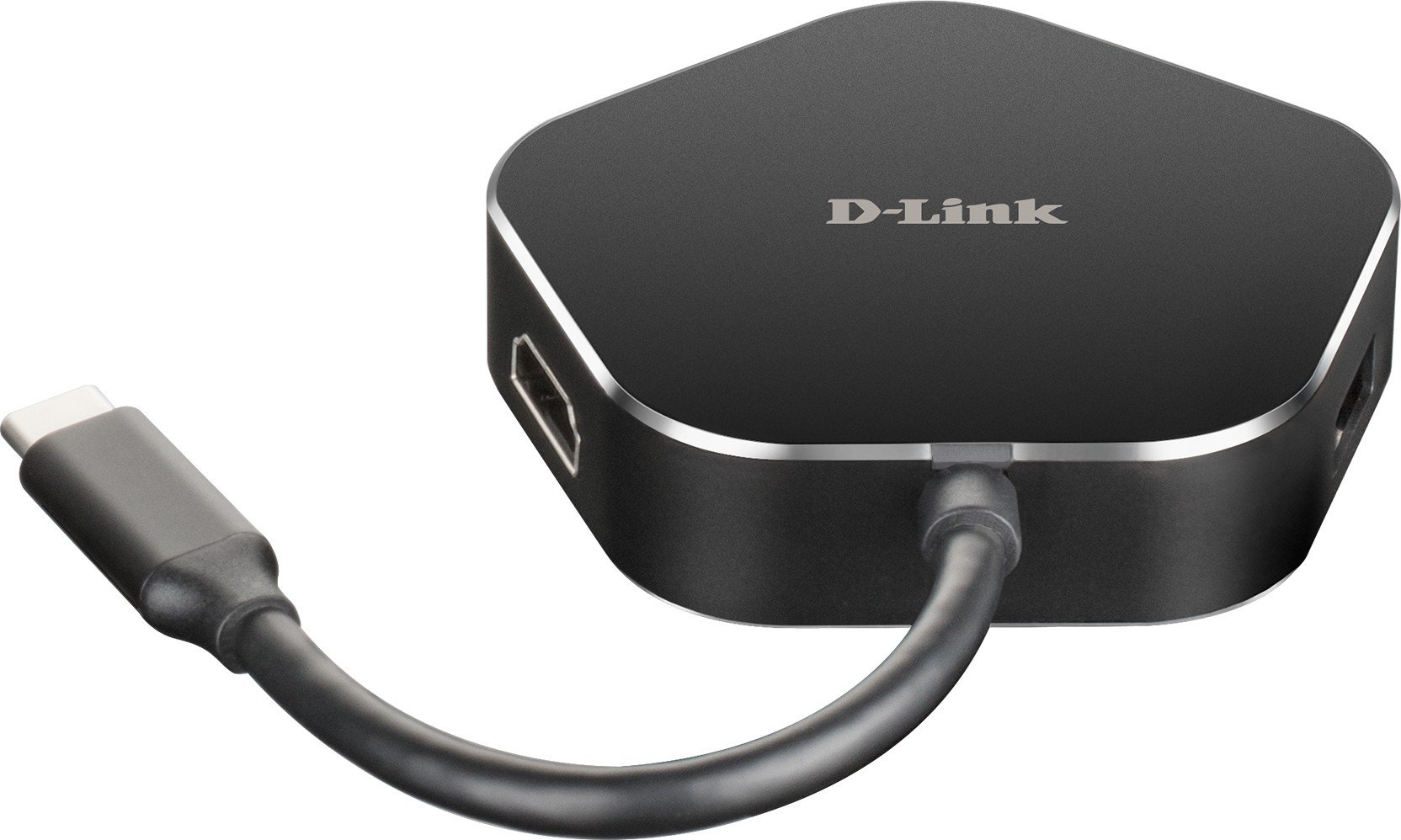 D-Link DUB-M420 stații de andocare și replicatoare de porturi pentru calculatoare portabile Prin cablu Thunderbolt 3 Negru, Argint (DUB-M420)