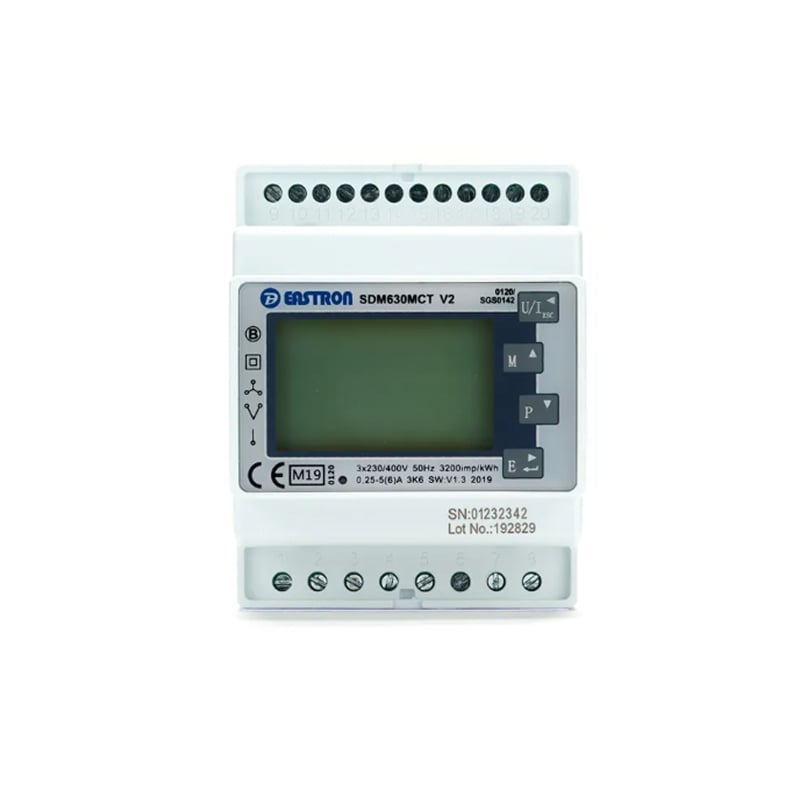 EASTRON Accesorii Solplanet, contor de energie trifazat pentru invertoarele Solplanet, Eastron SDM630-MCT, masurare indirecta folosind transformatoare de curent (nu sunt incluse), garantie 2 ani (SDM630-MCT) EASTRON Accesorii Solplanet, contor de energie trifazat pentru invertoarele Solplanet, Eastron SDM630-MCT, masurare indirecta folosind transformatoare de curent (nu sunt incluse), garantie 2 ani (SDM630-MCT)
