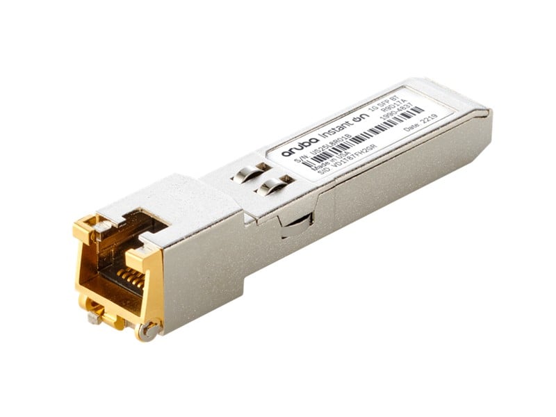 hpe Aruba Instant On 1G SFP RJ45 T 100m Cat5e Transceiver (R9D17A) hpe Aruba Instant On 1G SFP RJ45 T 100m Cat5e Transceiver (R9D17A)
