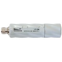 mikrotik MiroTik Groove 52 with N-male connector, High Gain Single Chain 2.4GHz / 5GHz 802.11abgn wireless, 600MHz CPU, 64MB RAM, 1x LAN, mounting loops, POE, PSU, plastic case, RouterOS L3 (RBGroove52HPn) mikrotik MiroTik Groove 52 with N-male connector, High Gain Single Chain 2.4GHz / 5GHz 802.11abgn wireless, 600MHz CPU, 64MB RAM, 1x LAN, mounting loops, POE, PSU, plastic case, RouterOS L3 (RBGroove52HPn)