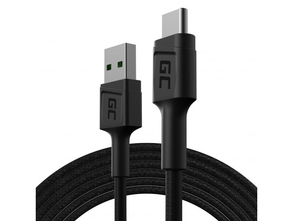 Green Cell KABGC19 cabluri USB 2 m USB 2.0 USB A USB C Negru (KABGC19) Green Cell KABGC19 cabluri USB 2 m USB 2.0 USB A USB C Negru (KABGC19)