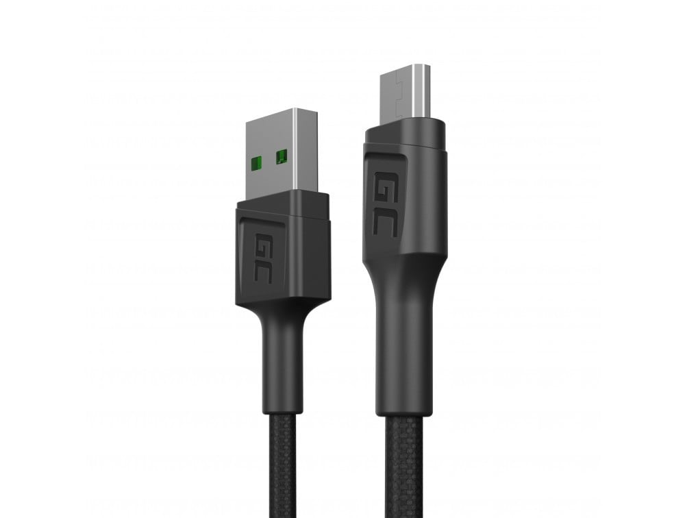 Green Cell KABGC23 cabluri USB 0,3 m USB 2.0 USB A Micro-USB B Negru (KABGC23) Green Cell KABGC23 cabluri USB 0,3 m USB 2.0 USB A Micro-USB B Negru (KABGC23)