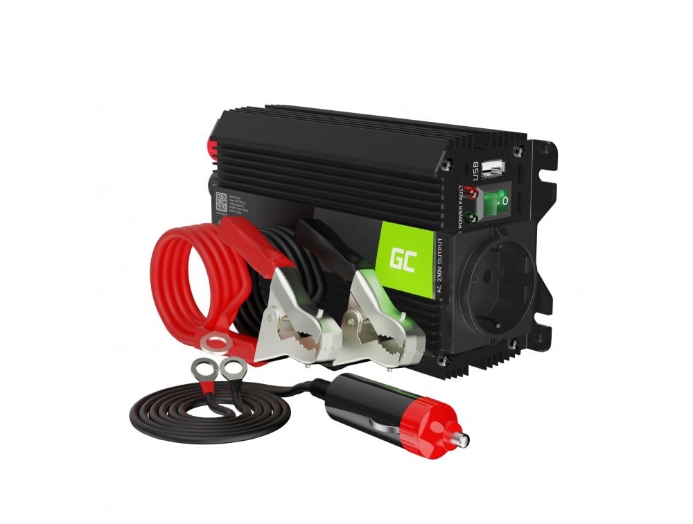 Green Cell Power Inverter PRO 24V to 230V 300W/600W Modified sine wave (INVGC02) Green Cell Power Inverter PRO 24V to 230V 300W/600W Modified sine wave (INVGC02)