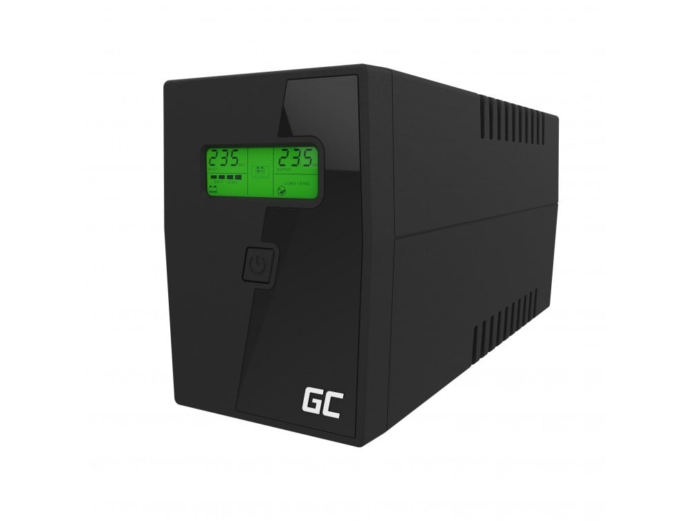 Green Cell UPS01LCD surse neîntreruptibile de curent (UPS) Line-Interactive 0,6 kVA 360 W 2 ieșire(i) AC (UPS01LCD) Green Cell UPS01LCD surse neîntreruptibile de curent (UPS) Line-Interactive 0,6 kVA 360 W 2 ieșire(i) AC (UPS01LCD)