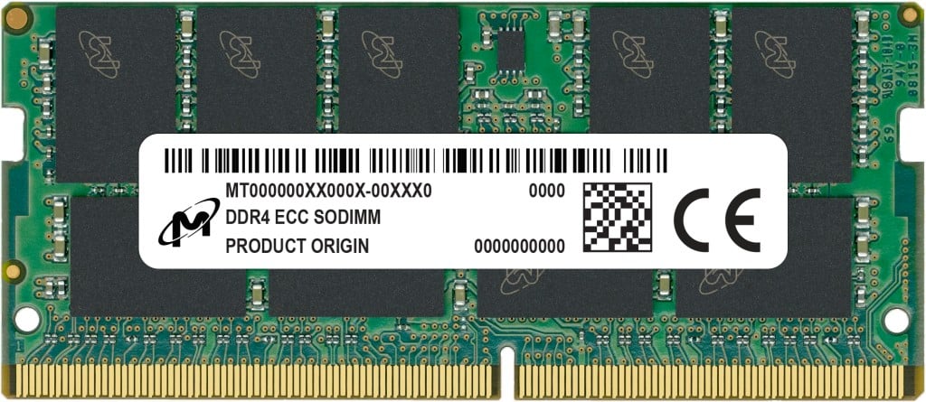 Micron MTA18ASF4G72HZ-3G2R module de memorie 32 Giga Bites 1 x 32 Giga Bites DDR4 3200 MHz CCE (MTA18ASF4G72HZ-3G2R)