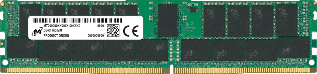 Micron MTA18ASF4G72PZ-3G2R module de memorie 32 Giga Bites 1 x 32 Giga Bites DDR4 3200 MHz CCE (MTA18ASF4G72PZ-3G2R)