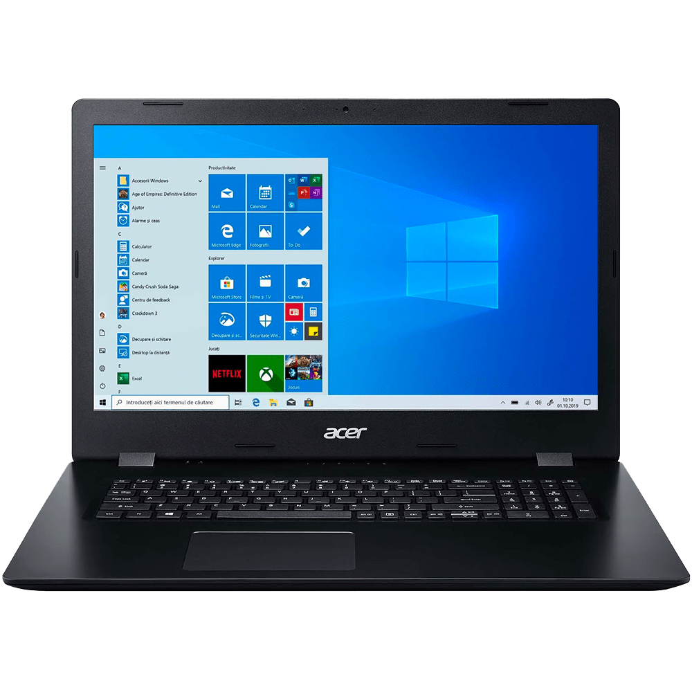 Laptop Acer Aspire 3 A317 cu procesor Intel® Core™ i3-1005G1 pana la 3.40 GHz, 17.3", HD+, 4GB, 256GB SSD, Intel® UHD Graphics , Windows 10 Home, Blac Laptop Acer Aspire 3 A317 cu procesor Intel® Core™ i3-1005G1 pana la 3.40 GHz, 17.3", HD+, 4GB, 256GB SSD, Intel® UHD Graphics , Windows 10 Home, Blac