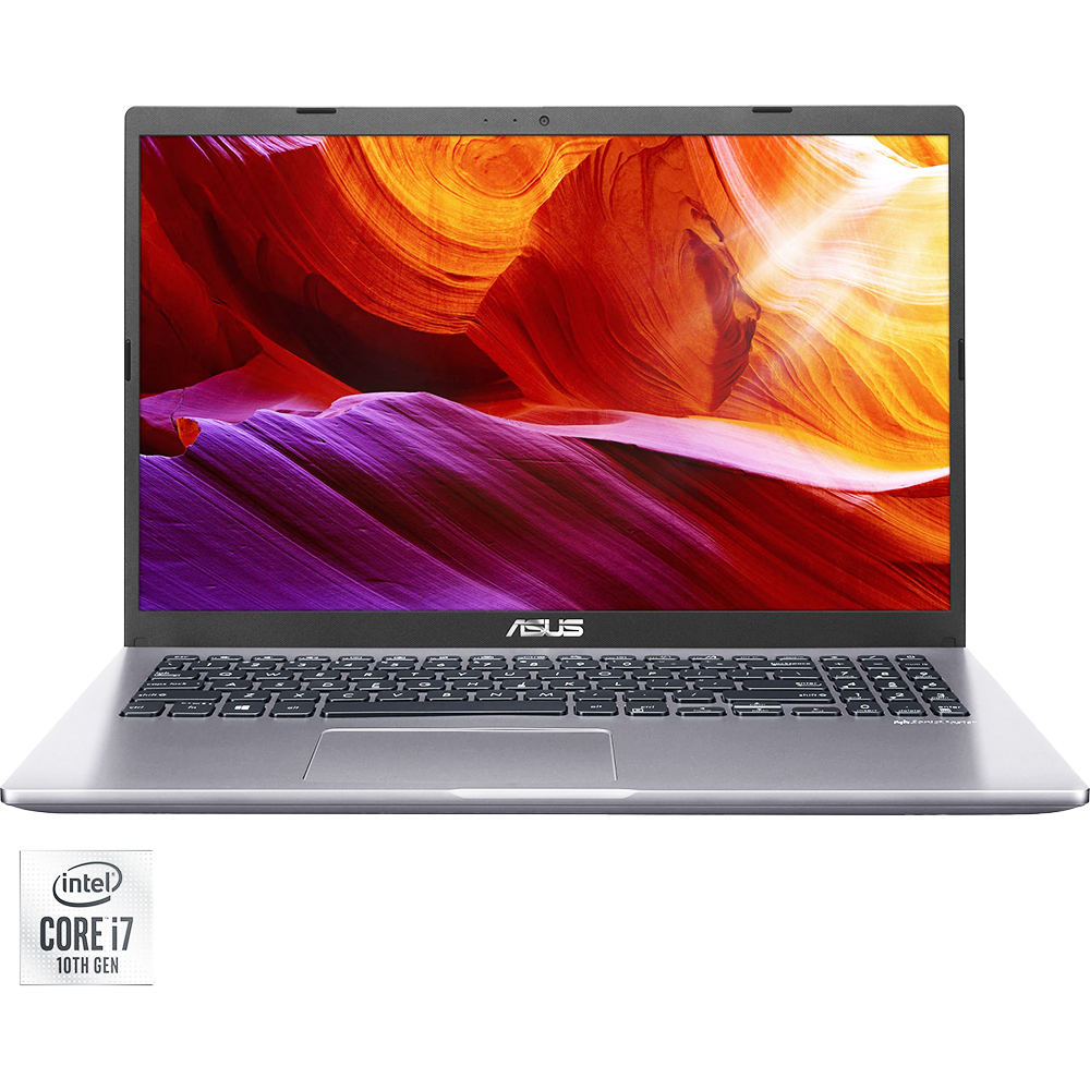 Laptop ASUS X509JA cu procesor Intel® Core™ i7-1065G7 pana la 3.90 GHz, 15.6", Full HD, 8GB, 512GB SSD, Intel® Iris™ Plus Graphics, Slate Grey A Laptop ASUS X509JA cu procesor Intel® Core™ i7-1065G7 pana la 3.90 GHz, 15.6", Full HD, 8GB, 512GB SSD, Intel® Iris™ Plus Graphics, Slate Grey A
