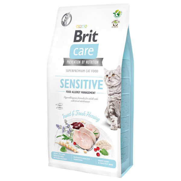 Brit Care Insect Food Allergy Management, Hrană uscată pentru pisici, 7kg Brit Care Insect Food Allergy Management, Hrană uscată pentru pisici, 7kg