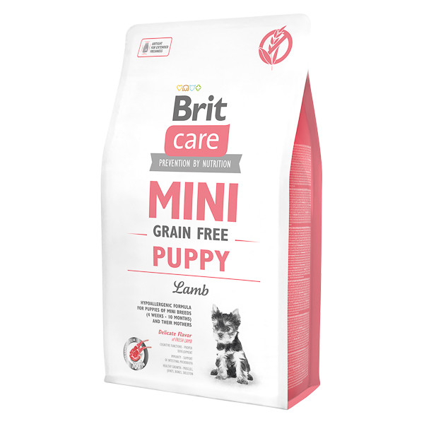 Brit Care Mini Puppy, XS-S, Miel, hrană uscată fără cereale câini junior, 2kg Brit Care Mini Puppy, XS-S, Miel, hrană uscată fără cereale câini junior, 2kg
